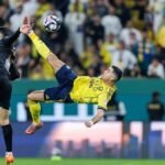 Meski telah berusia 40 Tahun Cristiano Ronaldo masih mampu cetak gol lewat cara yang tak biasa