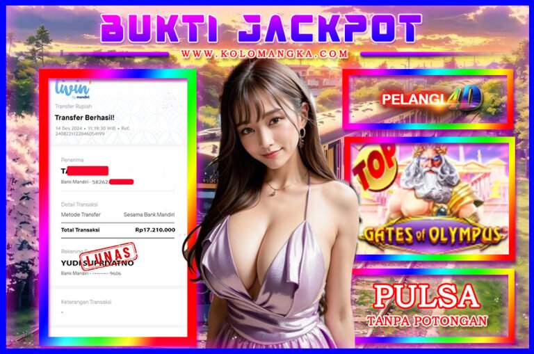 BUKTI KEMENANGAN MEMBER PELANGI4D 14 DESEMBER 2025