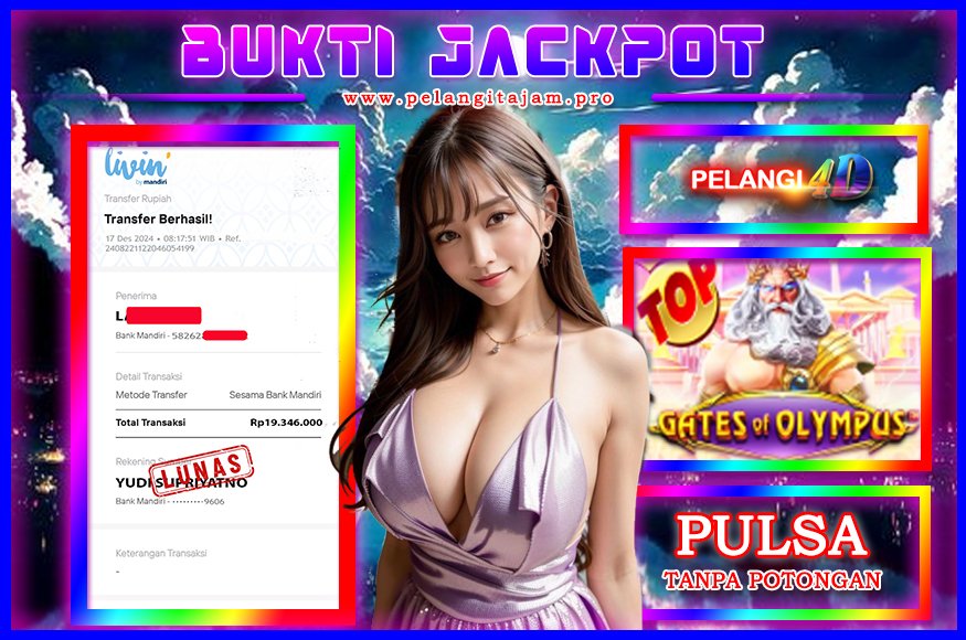 BUKTI KEMENANGAN MEMBER PELANGI4D 17 DESEMBER 2025