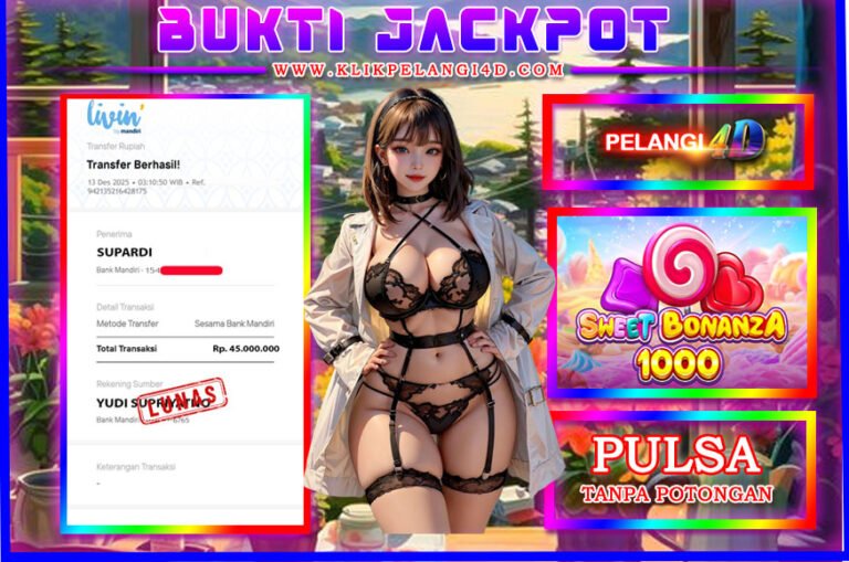 BUKTI KEMENANGAN MEMBER PELANGI4D 13 DESEMBER 2025