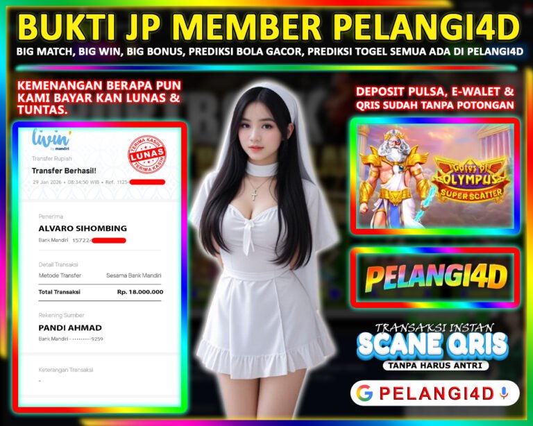 BUKTI JP PELANGI4D 29