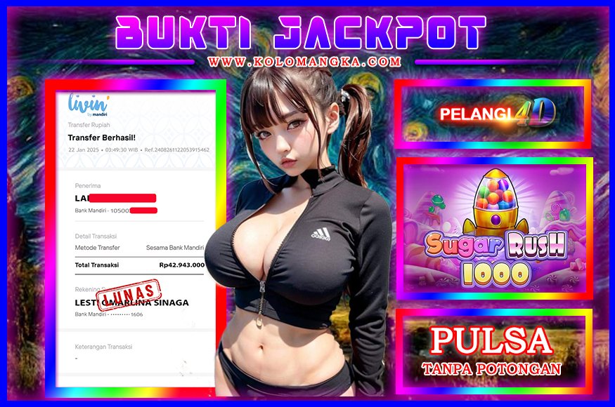 BUKTI JP MEMBER PELANGI4D 22 JANUARI 2026