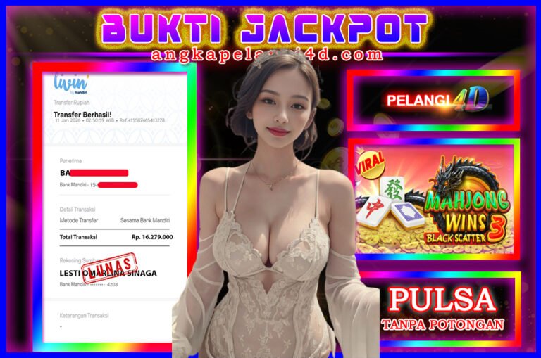 BUKTI KEMENANGAN MEMBER PELANGI4D 11 JANUARI 2026