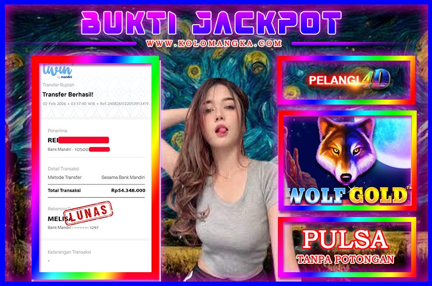 BUKTI JP MEMBER PELANGI4D 02 FEBRUARI 2026