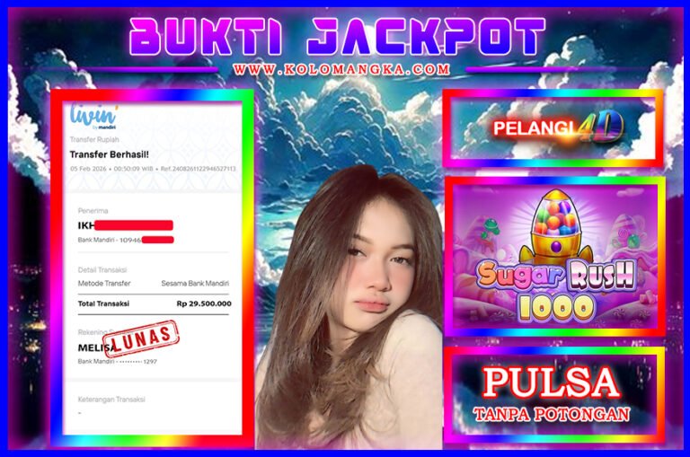 BUKTI JP MEMBER PELANGI4D 05 FEBRUARI 2026