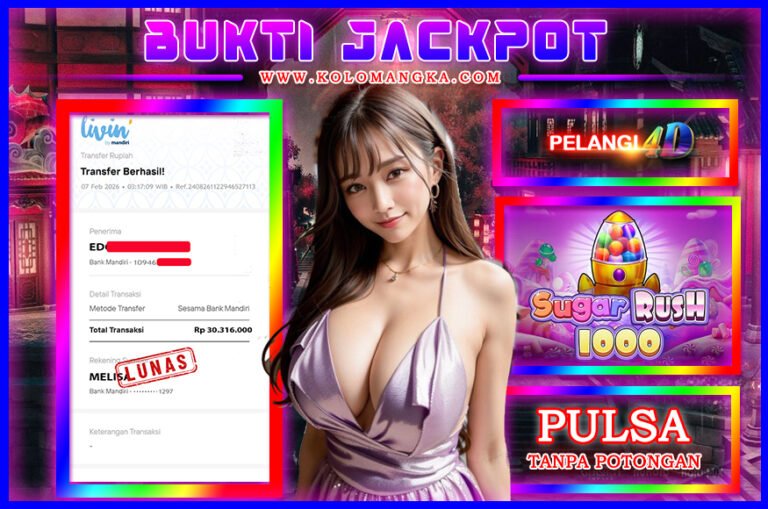 BUKTI JP MEMBER PELANGI4D 07 FEBRUARI 2026