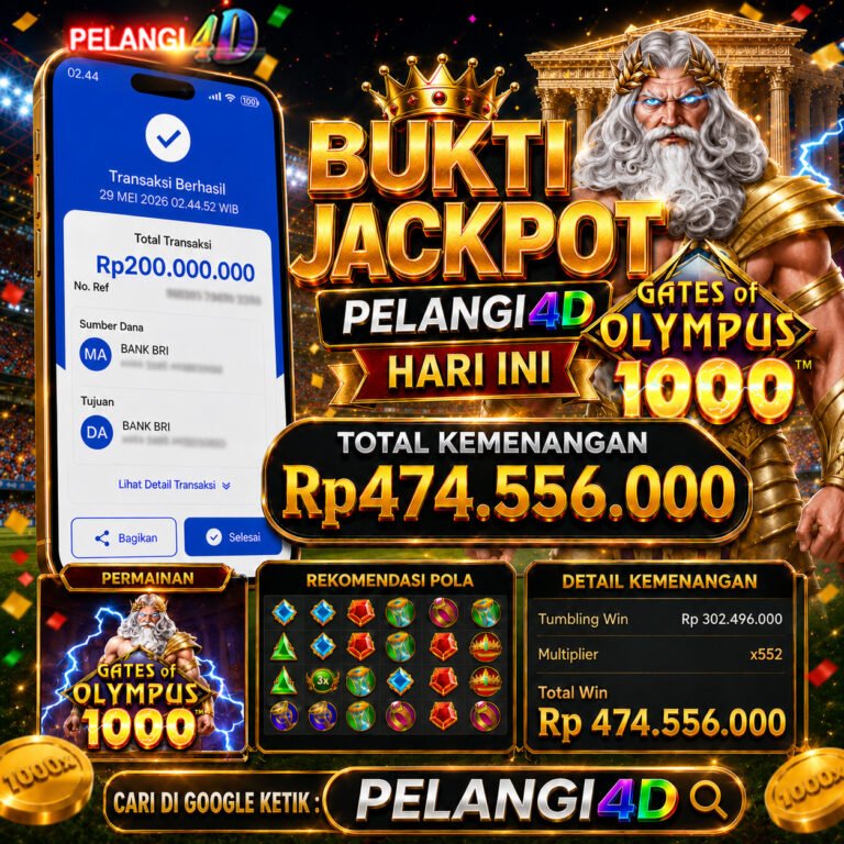 BUKTI KEMENANGAN SLOT PRAGMATIC PLAY 29 MEI 2026